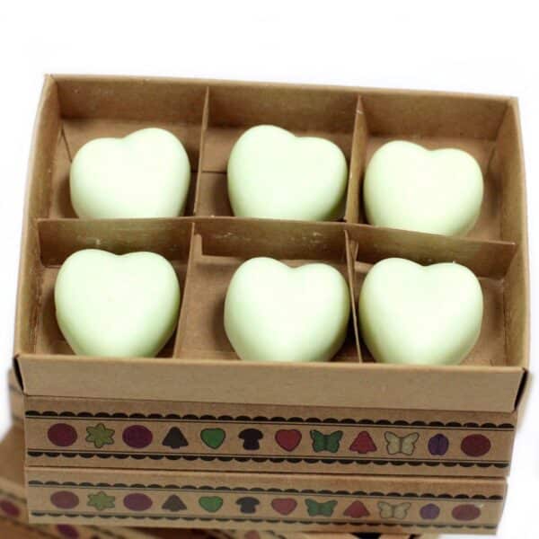 Caja de 6 ceras de Soja - Menta y mentol - Imagen 3