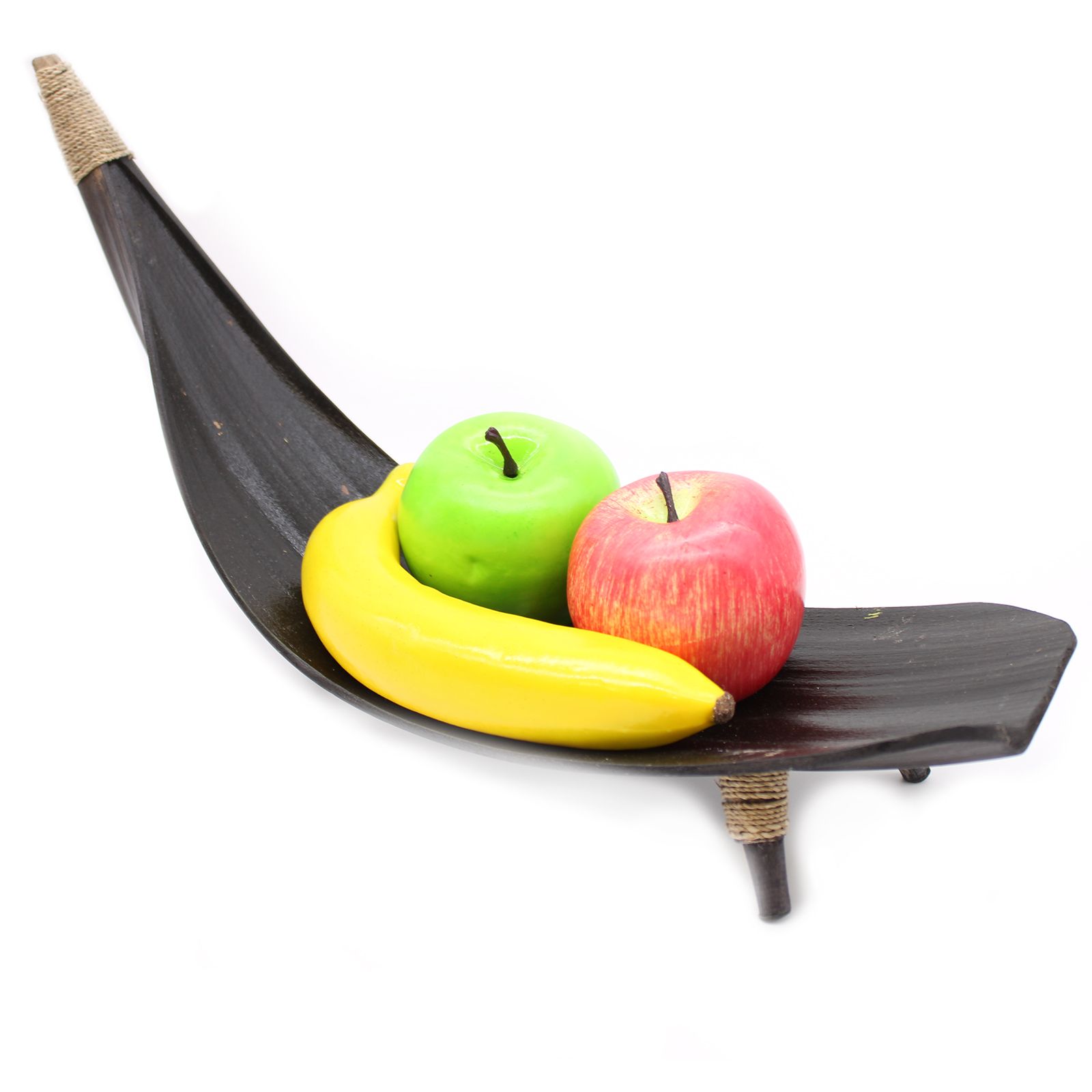 Juego de fruteros de hoja de coco - Chocolate - Imagen 5