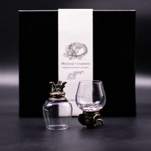 Set de regalo de 6 vasos (100 ml) - Criaturas Místicas - Bronce Antiguo - Imagen 5