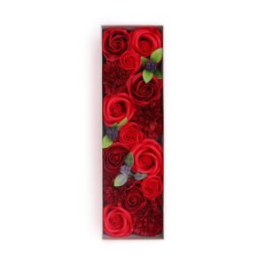 Caja Larga - Rosas Rojas Clásicas