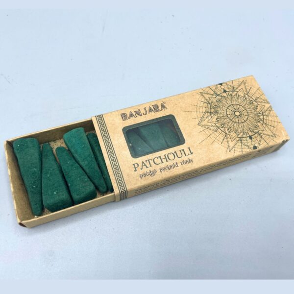 Conos piramidales Banjara Smudge - Patchouli - Imagen 5