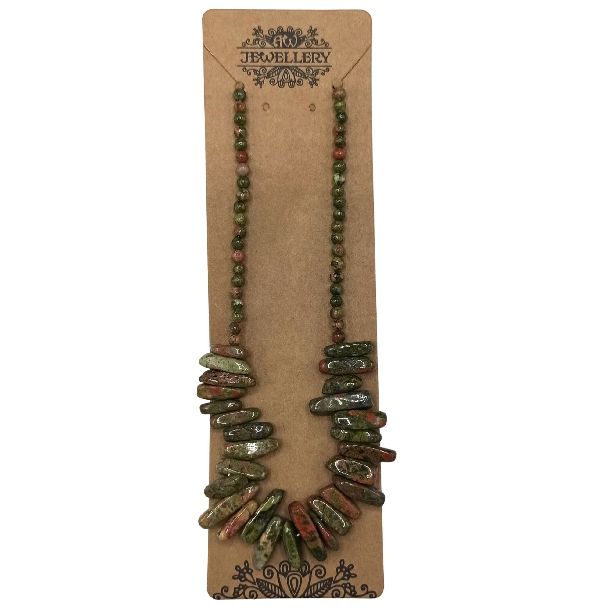 Collar de gemas Longstone - Ágata musgosa - Imagen 4