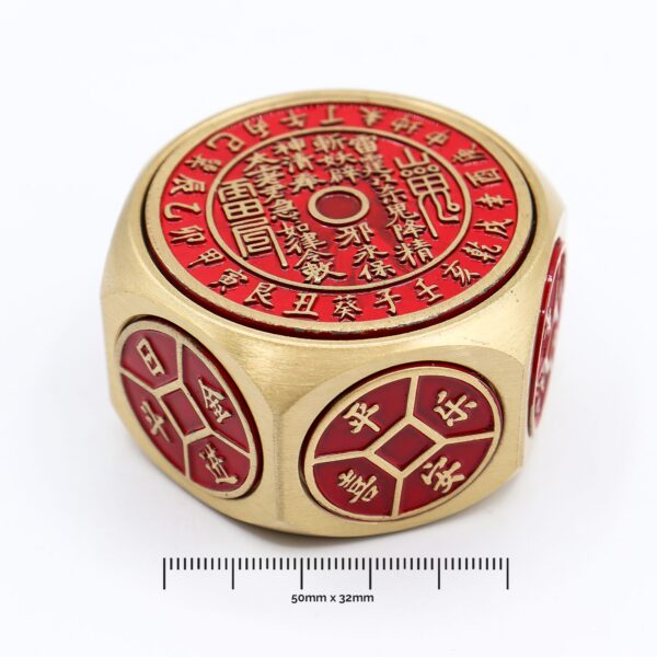 Fortuna del Feng Shui - Calendario Rojo y Dados de Moneda - Selector de Fechas Auspiciosas - Imagen 2
