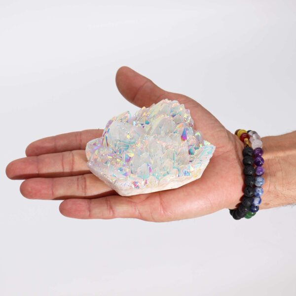 Cuarzo Natural Mejorado Grande - Cuarzo Angel Aura (aprox 300-450gm 8-15cm) - Imagen 4