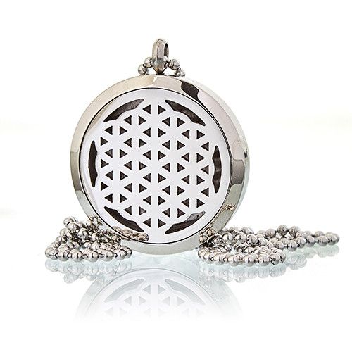 Collar difusor de aromaterapia 30mm - Flor de la Vida - Imagen 5