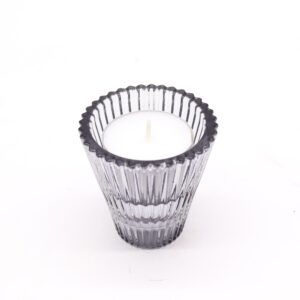 Portavelas reversible para cena / vela de té - Gris medianoche