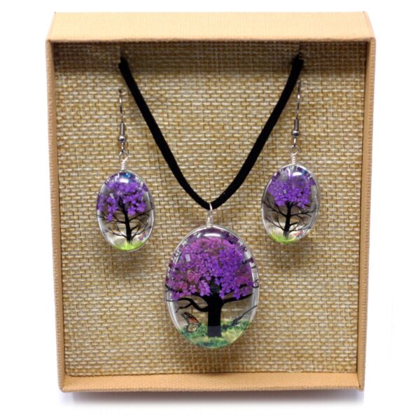 Flores Prensadas - Arbol De La Vida - Lavanda - Imagen 5