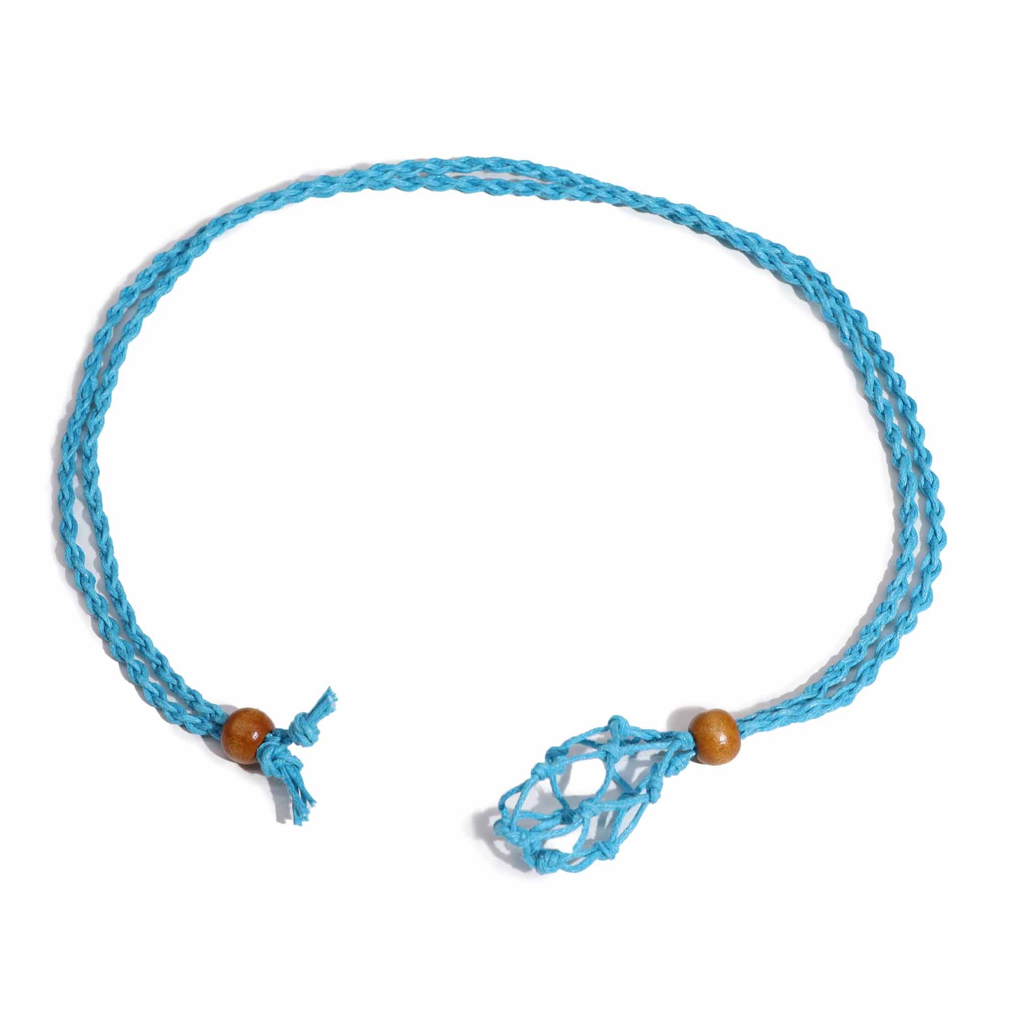 Cordones para Collar de Pieras Preciosas 45 cm - Azul - Imagen 6
