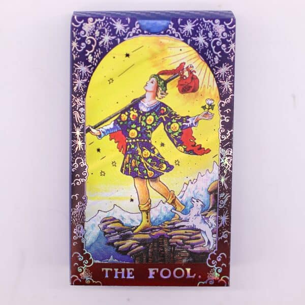 Conjunto de cartas de Tarot con foil azul - Mandala - con folleto - Imagen 3