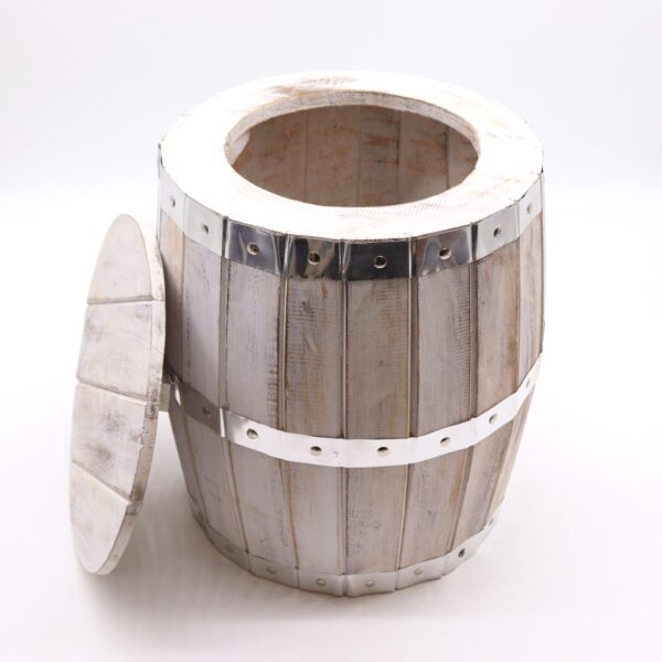 TABURETE- Barril de cerveza mesa  - Lavada - Imagen 2