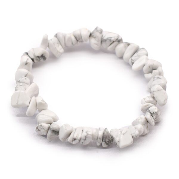Bomba de baño con pulsera de gemas de jaspe blanco - Imagen 10