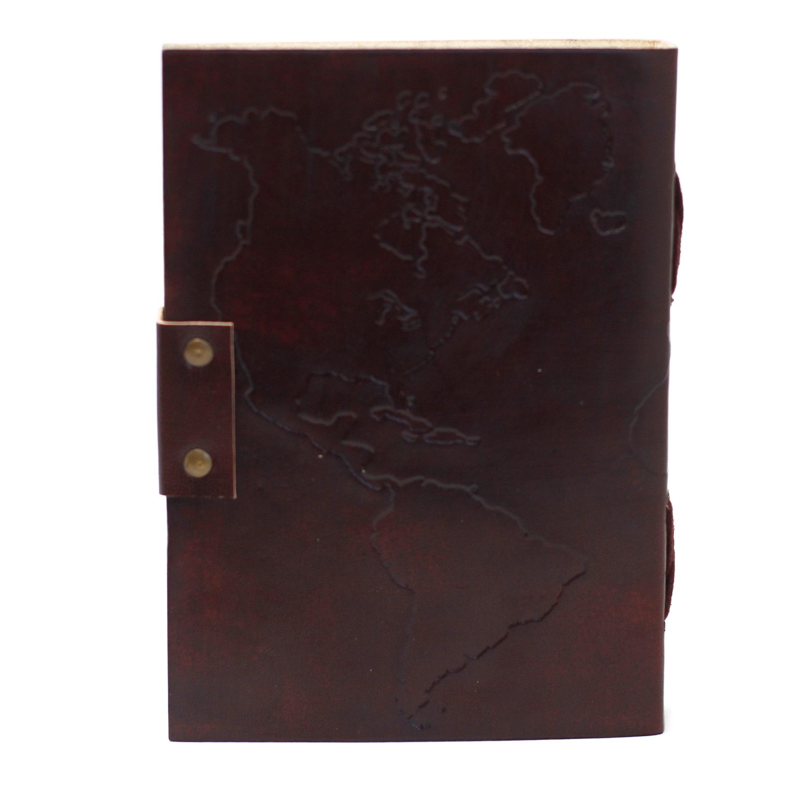 Cuaderno de Cuero Mapa del Mundo - Imagen 4