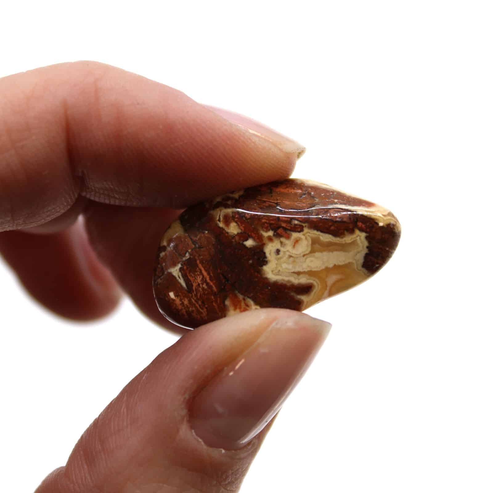 Pequeñas piedras africanas - Jaspe claro - Brecciated - Imagen 2