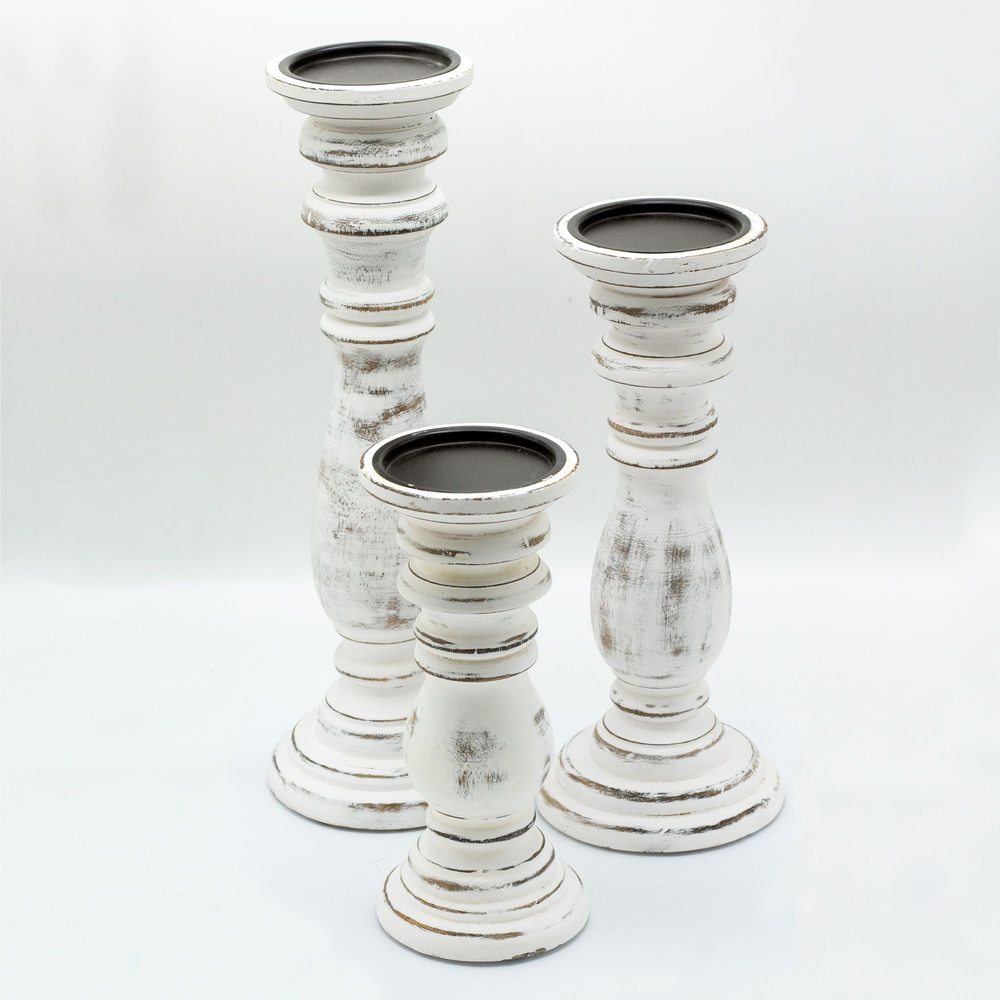 Candelabro clásico - Blanco - 373x10cm - Grande - Imagen 2
