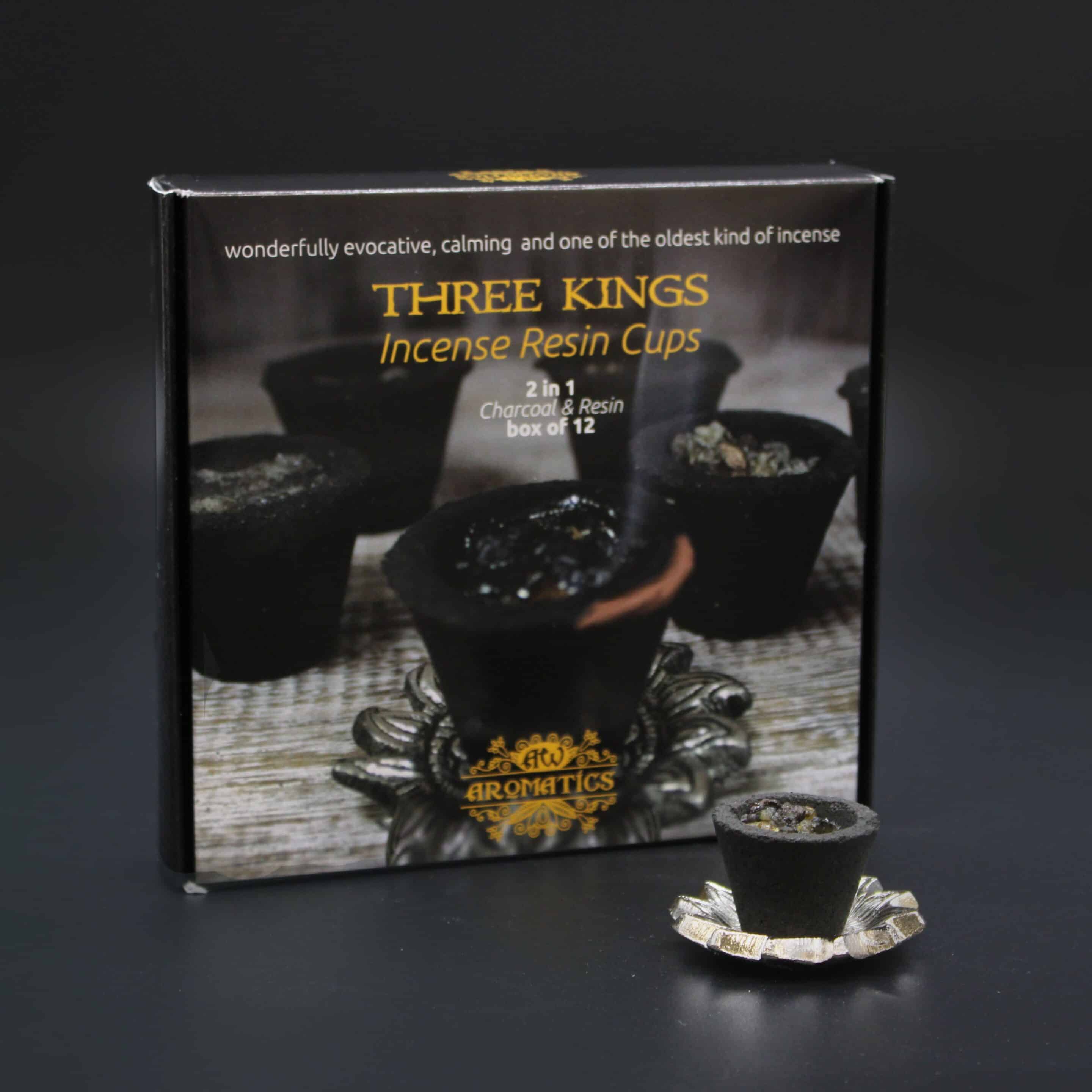 Caja de 12 Copas de Resina - Tres Reyes - Imagen 5