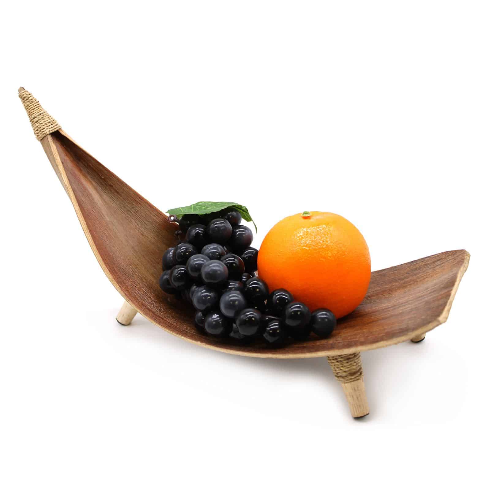 Juego de fruteros de hoja de coco - Natural - Imagen 5