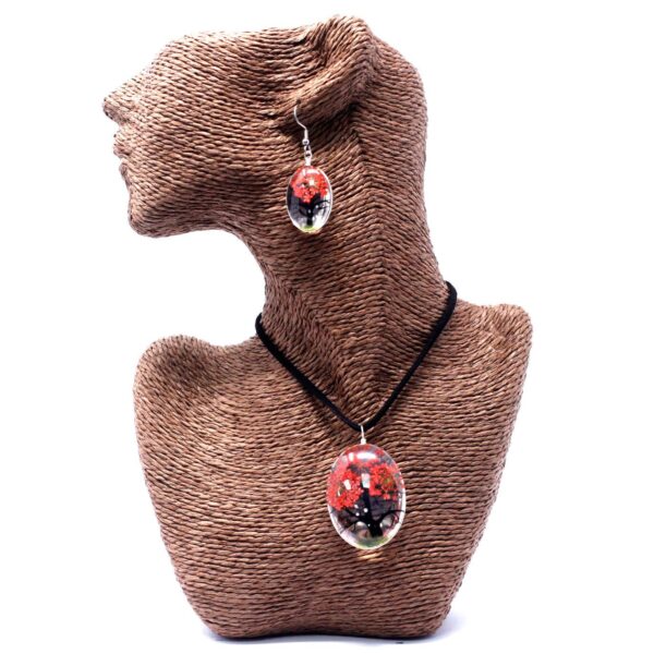 Flores Prensadas - Arbol De La Vida - Coral - Imagen 2