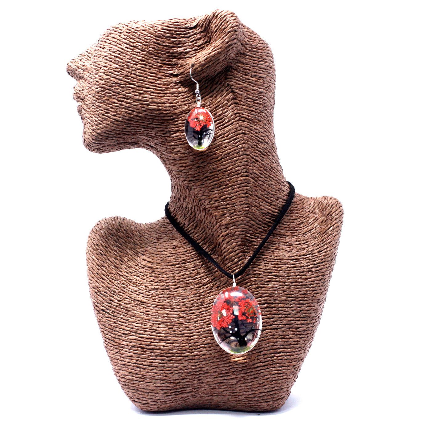 Flores Prensadas - Arbol De La Vida - Coral - Imagen 2