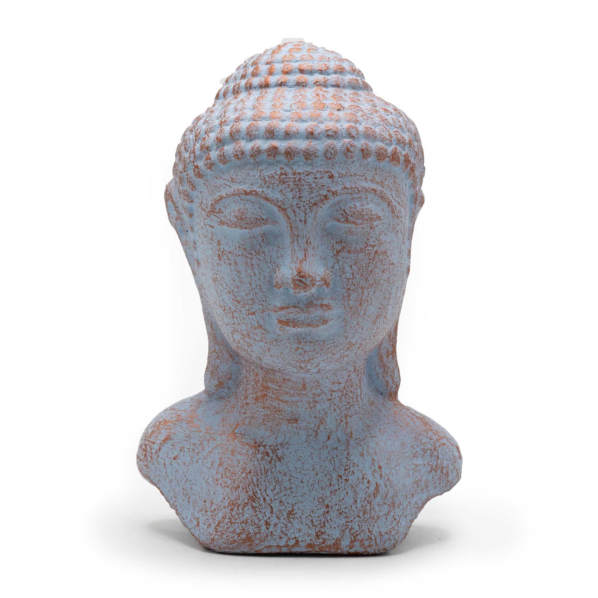 Cabeza de Buda Tranquilidad - Cobre Azul - Imagen 3