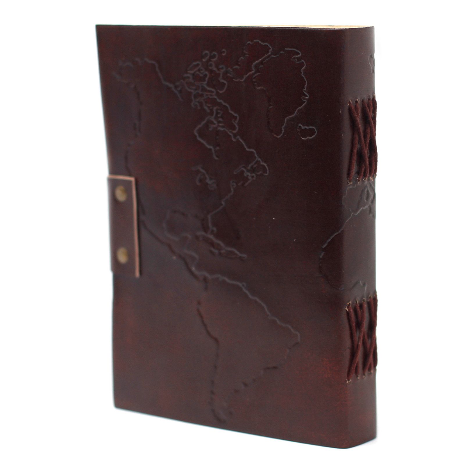Cuaderno de Cuero Mapa del Mundo - Imagen 2