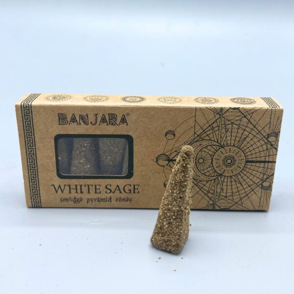 Conos piramidales Banjara Smudge - Trigo blanco - Imagen 4