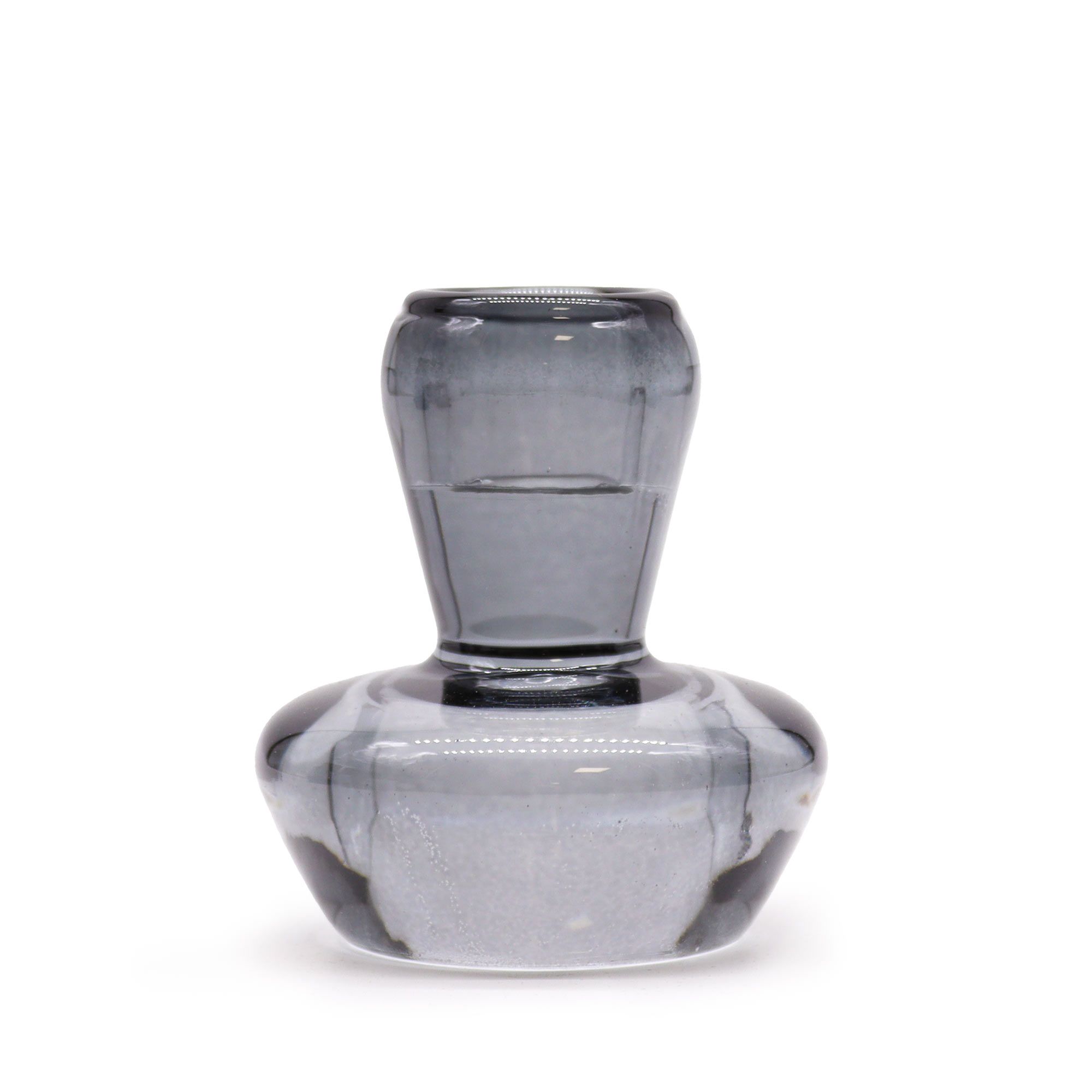 Portavelas reversible con diseño de seta para cena / vela de té - Gris medianoche - Imagen 2