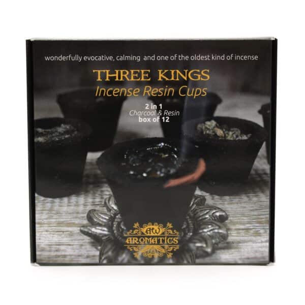Caja de 12 Copas de Resina - Tres Reyes - Imagen 2