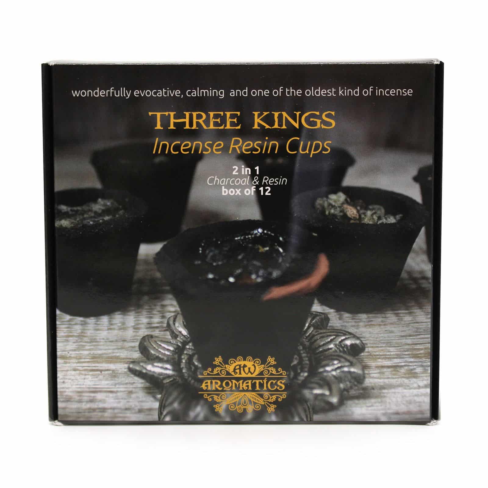 Caja de 12 Copas de Resina - Tres Reyes - Imagen 2