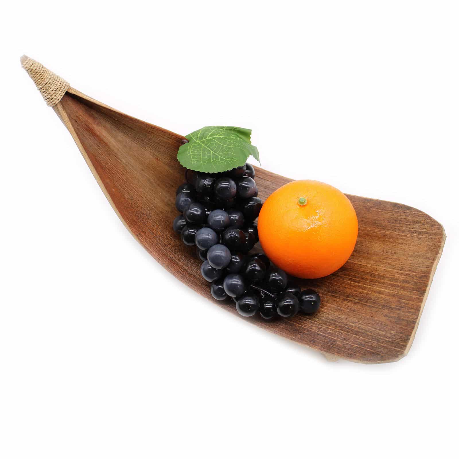 Juego de fruteros de hoja de coco - Natural - Imagen 6
