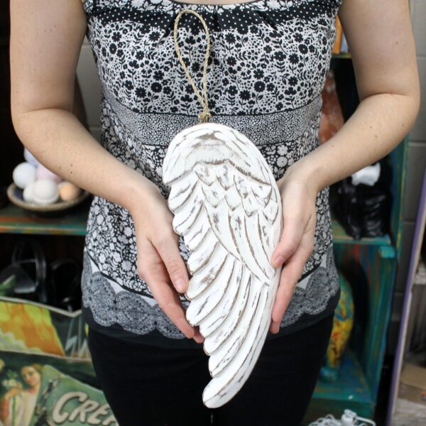 Ala de ángel hecha a mano - 30cm - Imagen 5