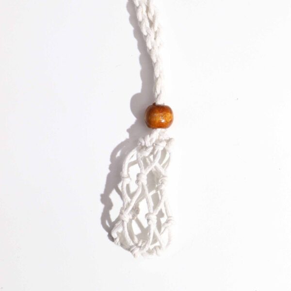 Cordones para Collar de Pieras Preciosas 45 cm - Blanco - Imagen 4