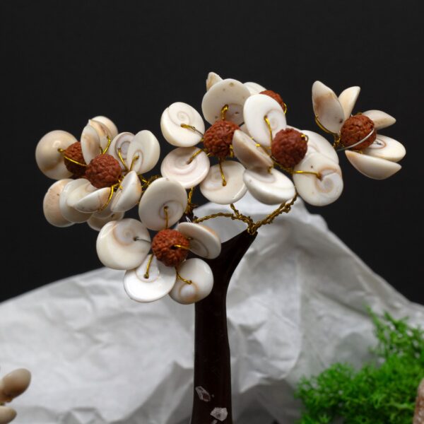 Gomati Chakra Árboles de Piedra Círculo con Rudraksha Mediano - (45 piedras) - Imagen 2