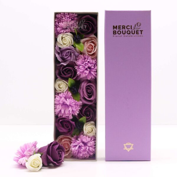 Caja Larga - Rosa Lavanda y Clavel - Imagen 2