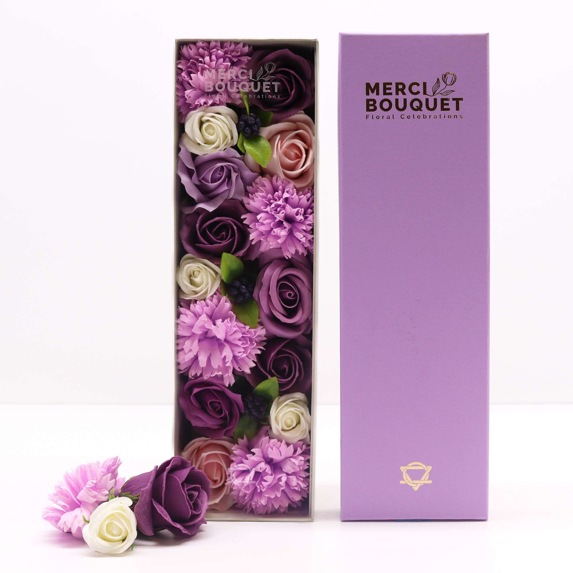 Caja Larga - Rosa Lavanda y Clavel - Imagen 2