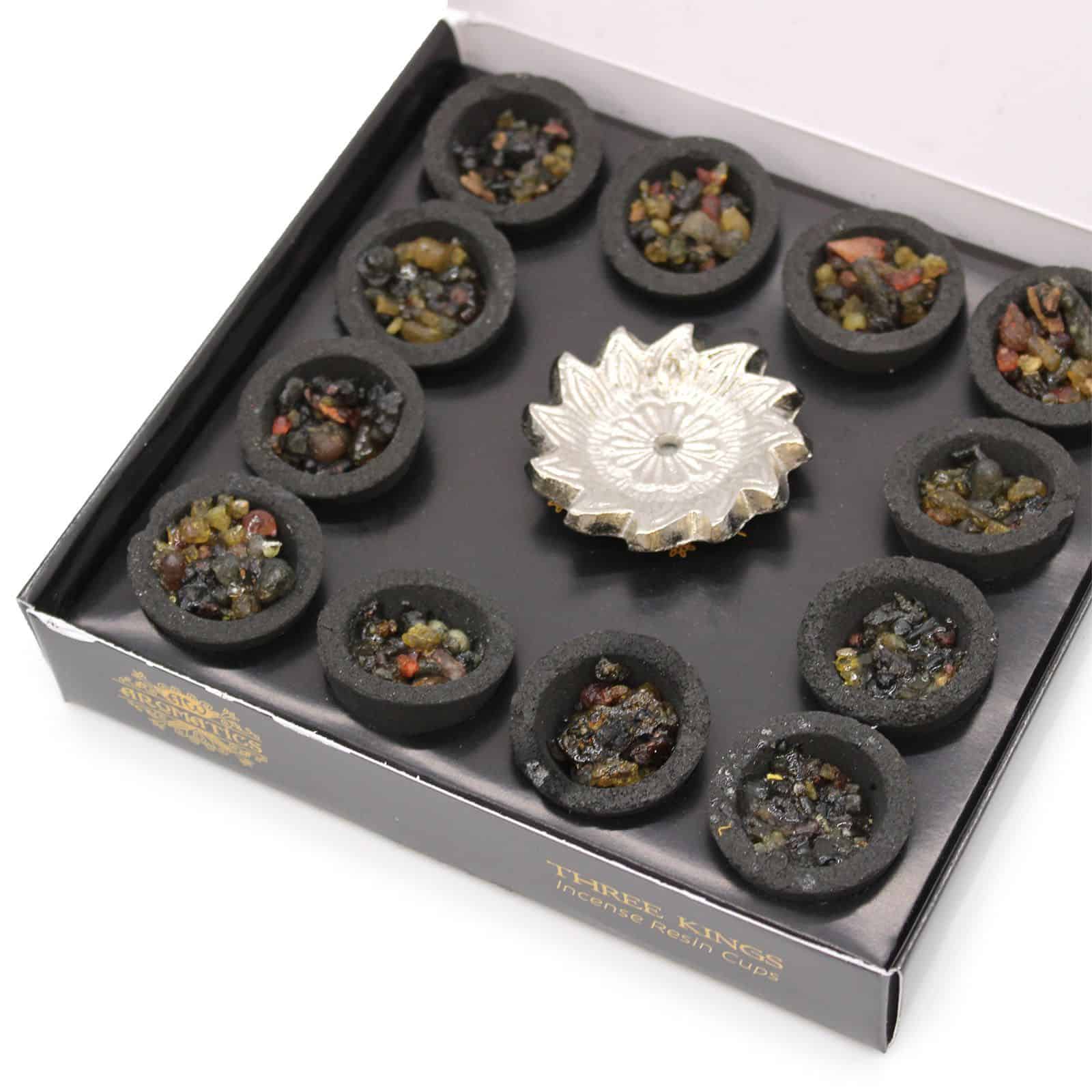 Caja de 12 Copas de Resina - Tres Reyes - Imagen 3
