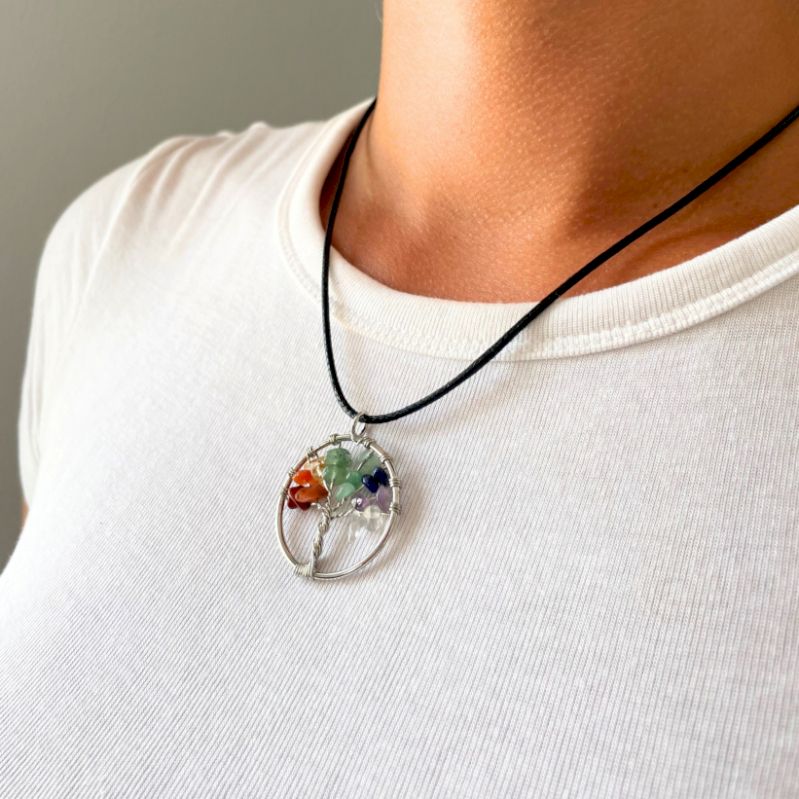 Colgante Árbol de la Vida - Chakra - Imagen 6