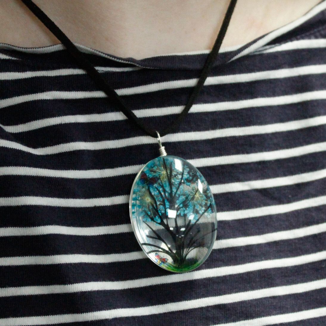 Flores Prensadas - Arbol De La Vida - Colores mezclados - Imagen 4
