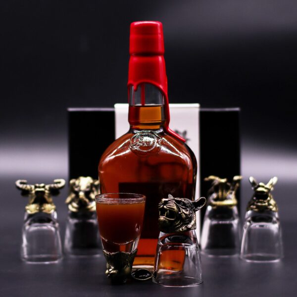 Set de regalo de 6 vasos de chupito (50 ml) - Criaturas Salvajes del Bosque - Bronce antiguo - Imagen 10