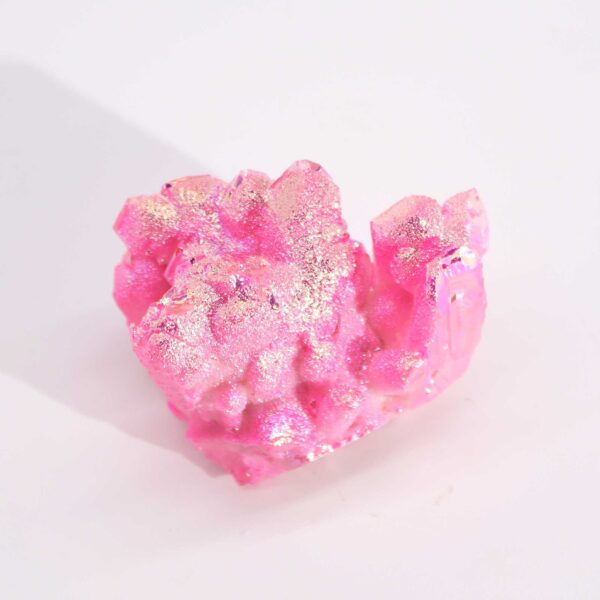 Cuarzo Natural Mejorado Mediano - Aura Rose Halo Quartz (aprox 100-150gm 7-10cm) - Imagen 2