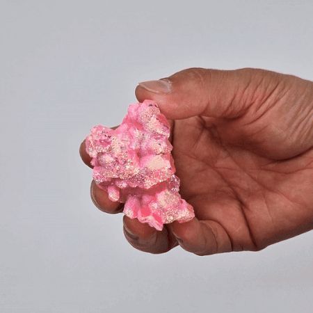 Cuarzo Natural Mejorado Mediano - Aura Rose Halo Quartz (aprox 100-150gm 7-10cm) - Imagen 3