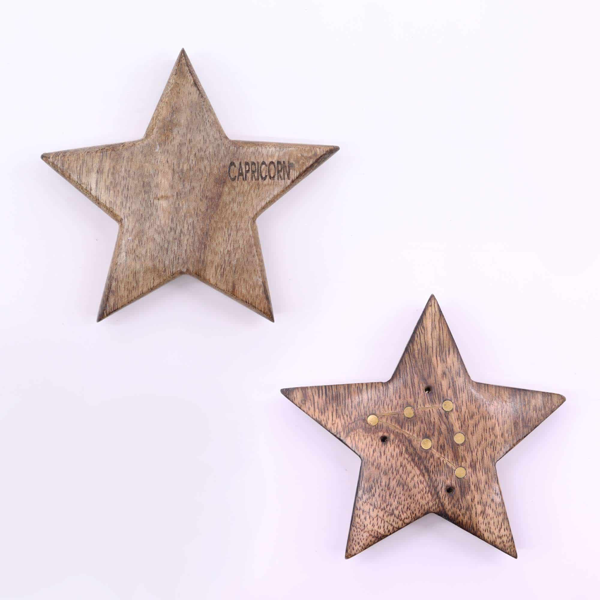 Quemador de incienso con signos del zodíaco de latón grabado - Estrella - Imagen 9