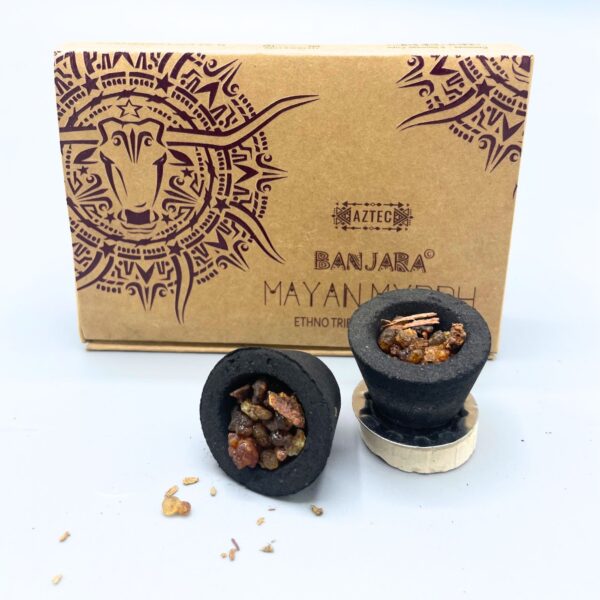 Caja de 6 copos de Resina Banjara - Mirra - Imagen 3