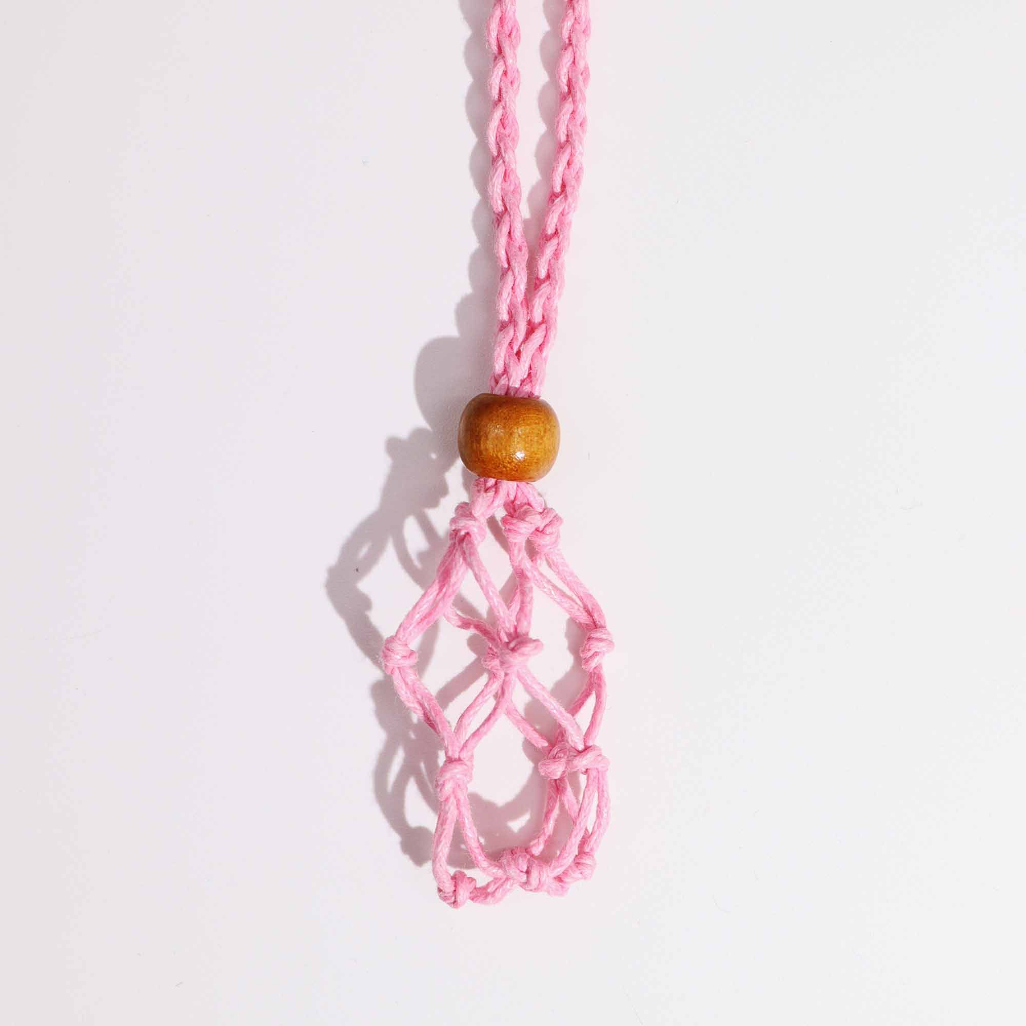 Cordones para Collar de Pieras Preciosas 45 cm - Rosa - Imagen 4