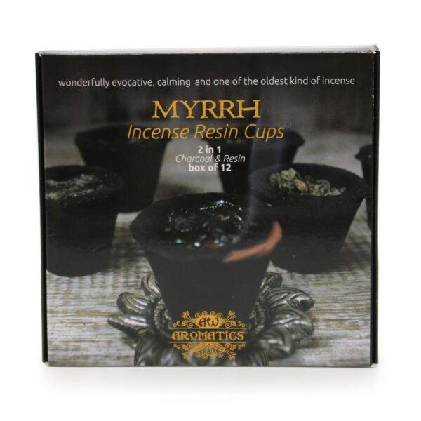 Caja de 12 Copas de resina - Mirra - Imagen 2