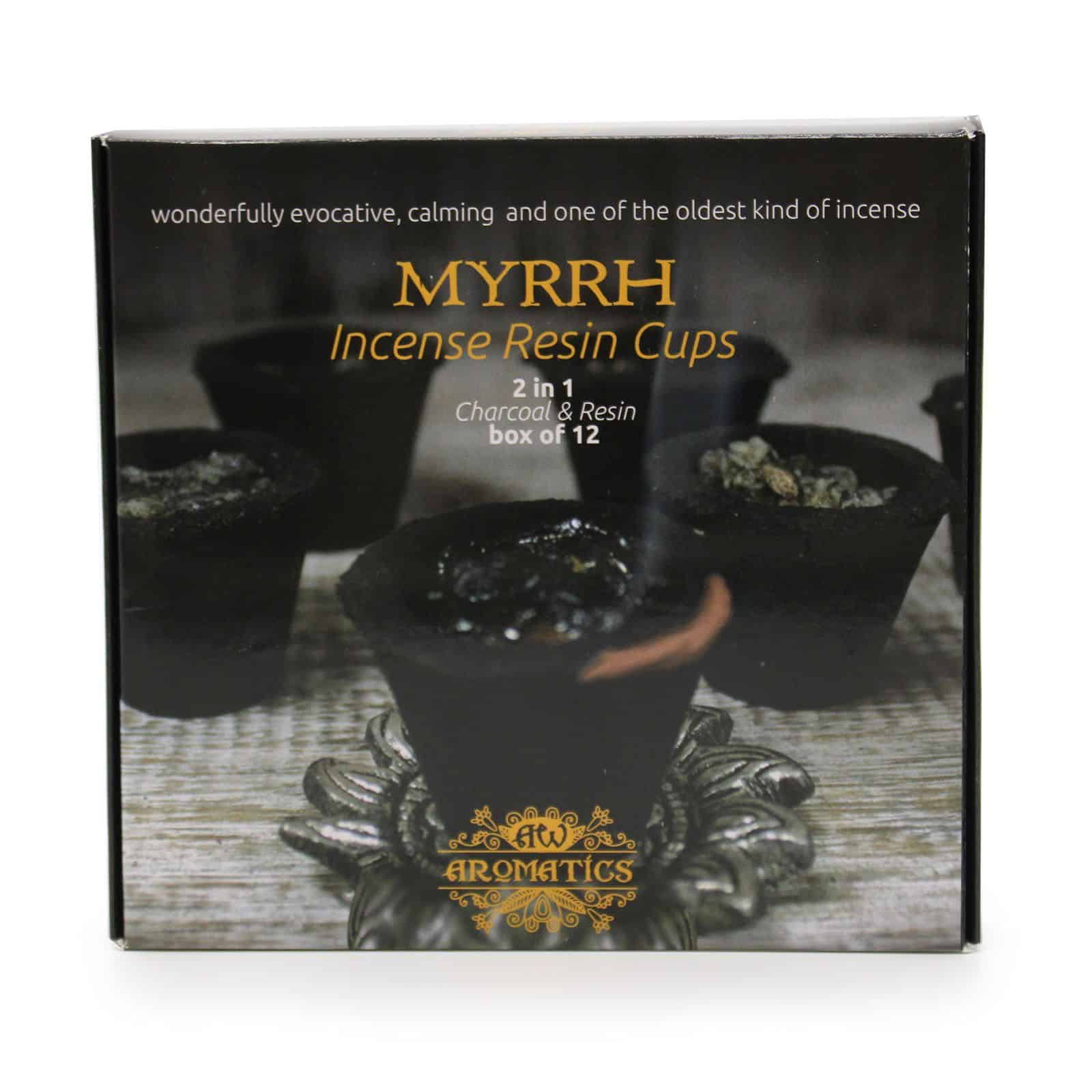 Caja de 12 Copas de resina - Mirra - Imagen 2