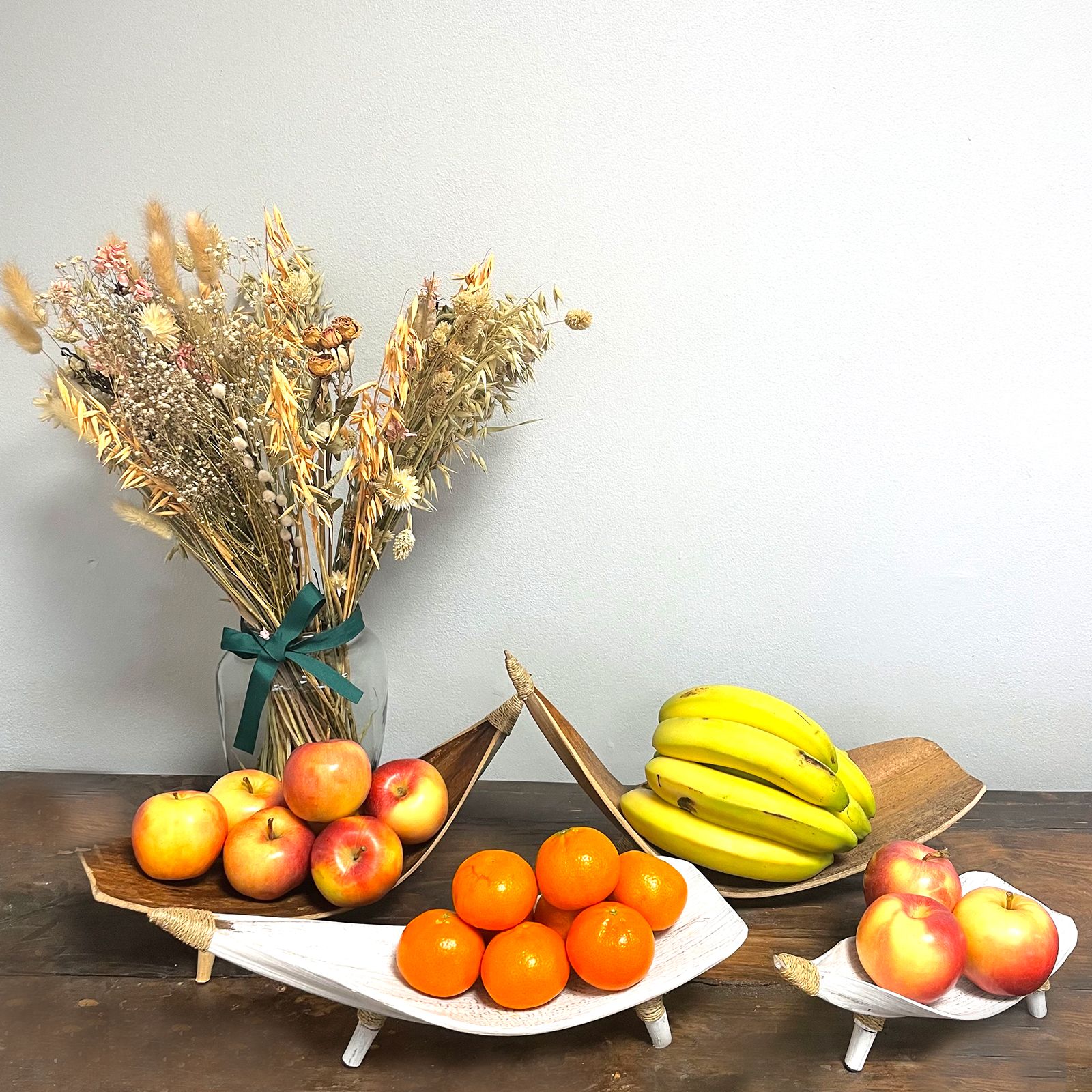 Juego de fruteros de hoja de coco - Blandeado - Imagen 4