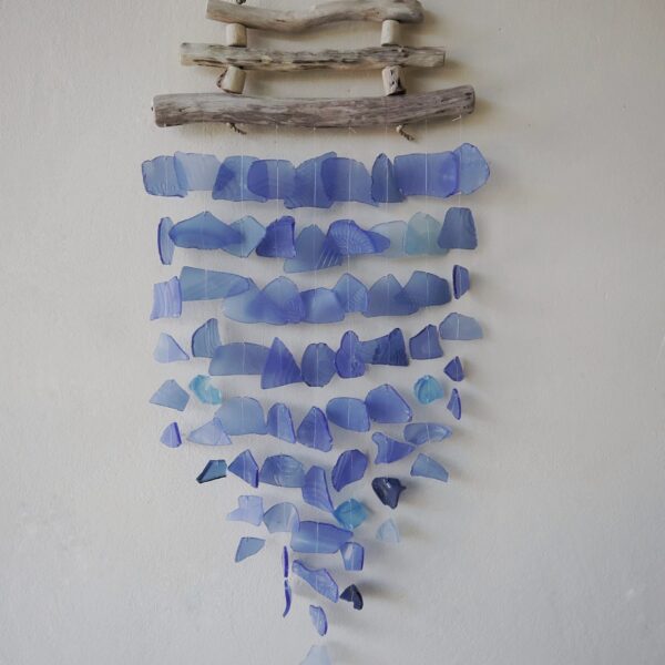 Carrillón de Vidrio Reciclado - Azul - Imagen 2
