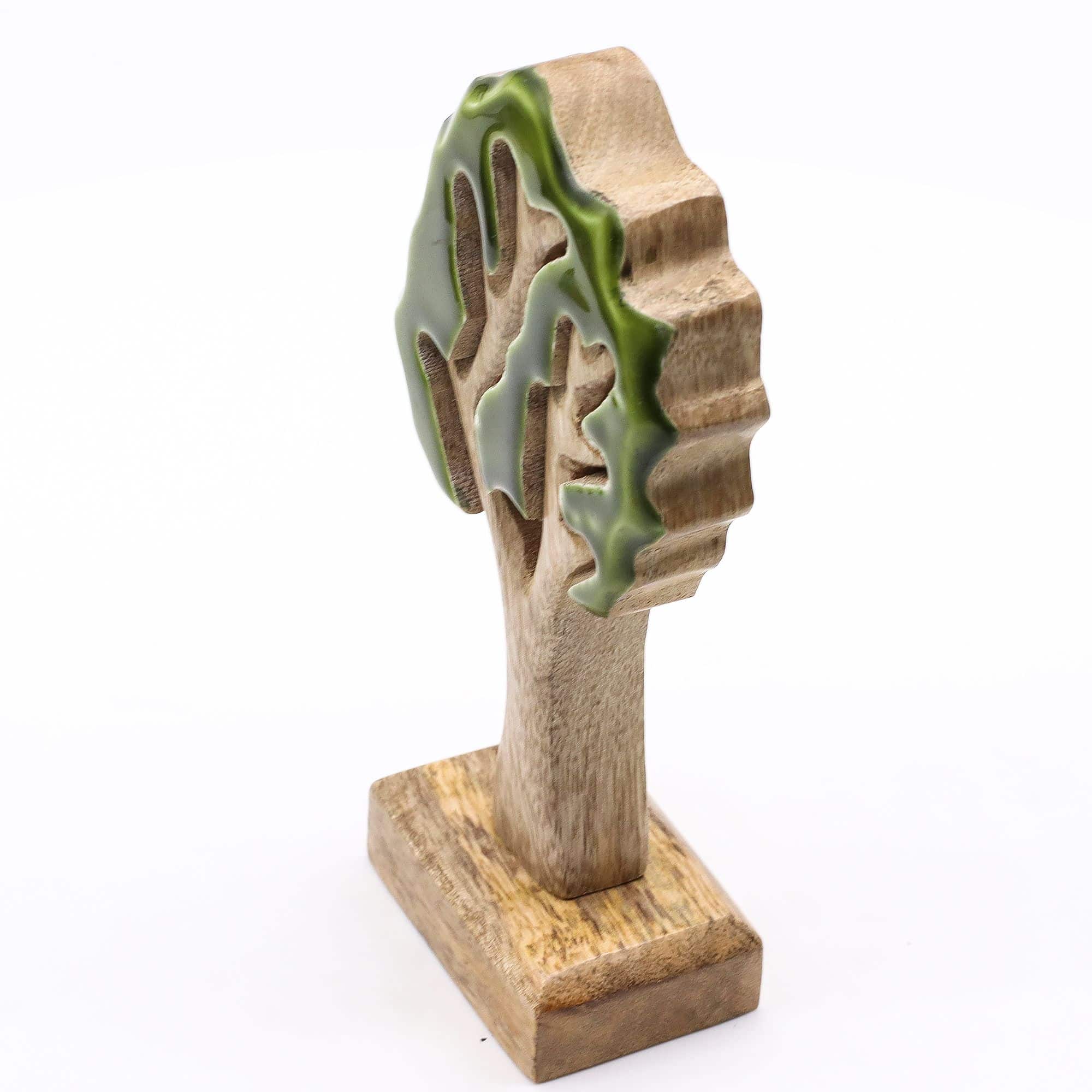 Perdido en el bosque - Decoración de madera 3D de un solo árbol - 20x10cm - Imagen 6