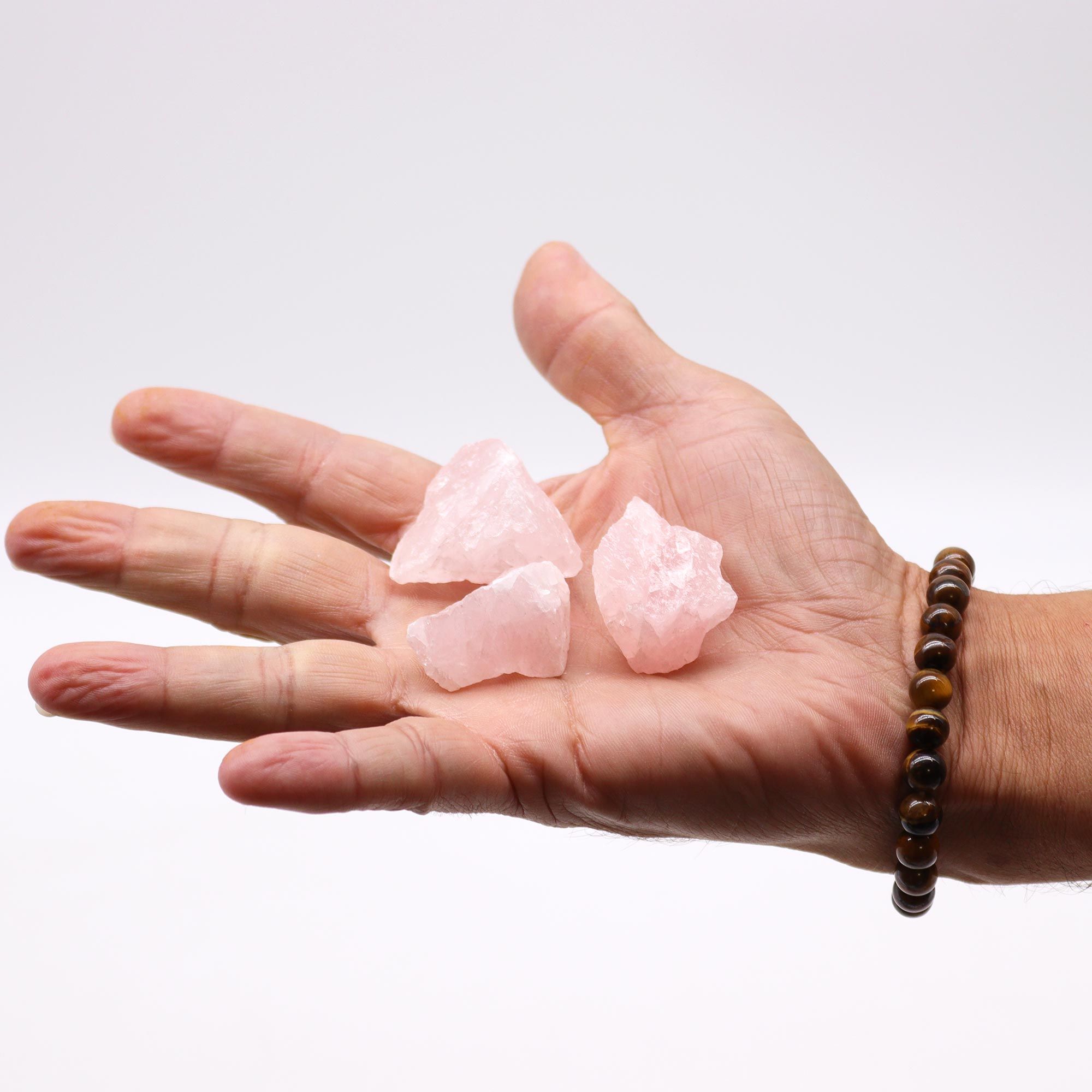 Cristales en bruto (500 g) - Cuarzo rosa - Imagen 3