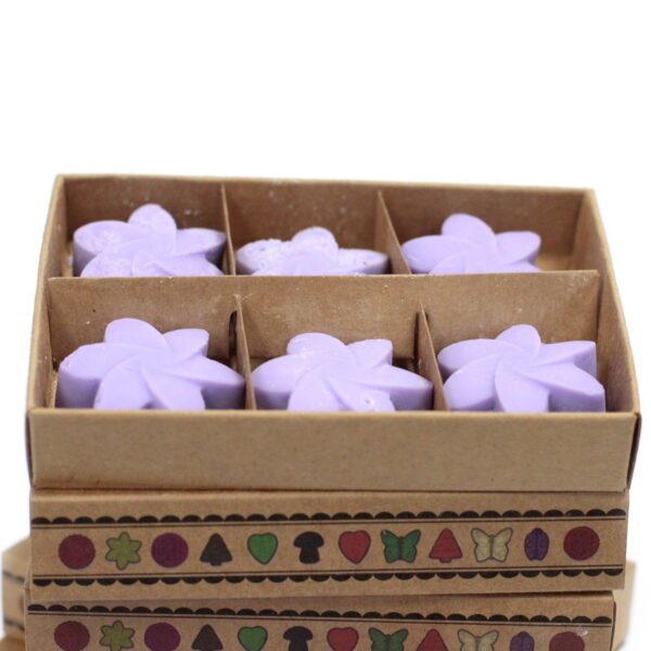 Caja de 6 ceras de Soja -Campos de lavanda - Imagen 4
